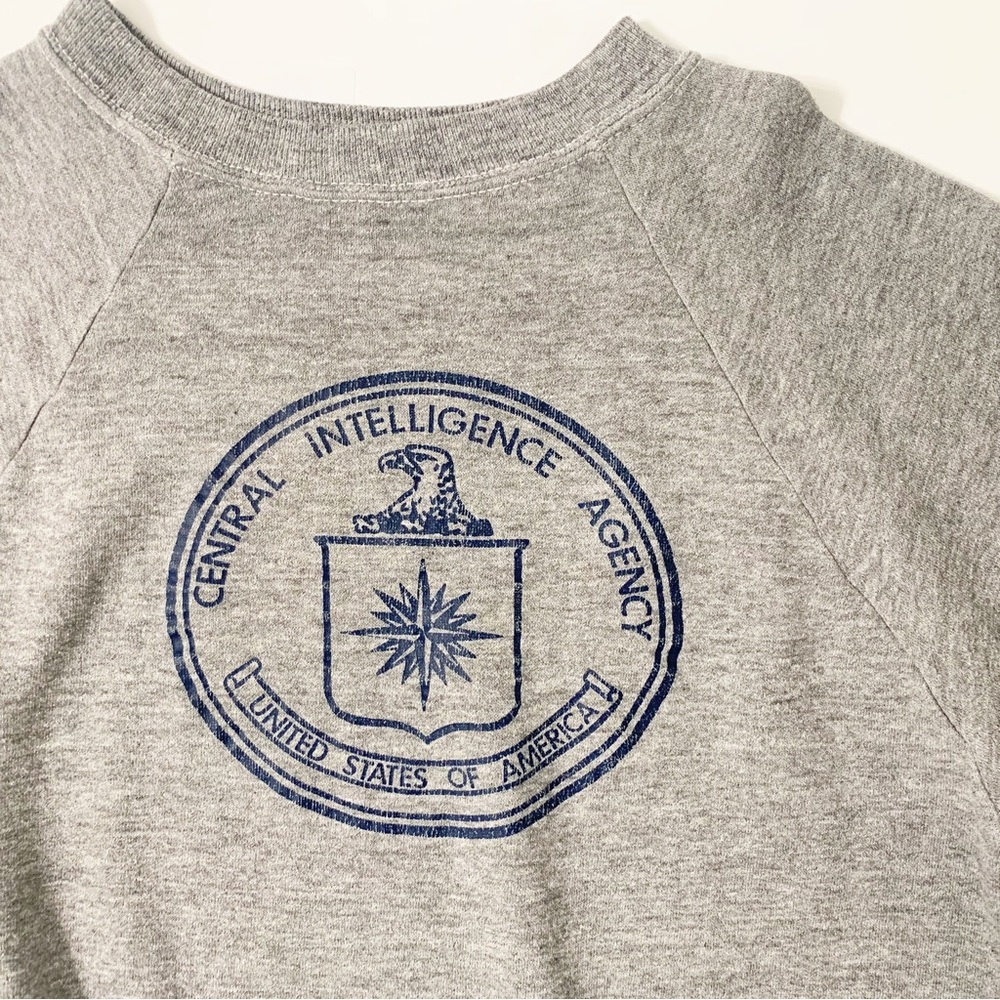 Vintage Sportswear Made in USA Central Intelligence Agency CIA Logo Sweatshirt